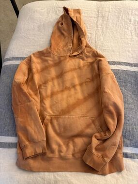 Billabong Orange Tie-Dye Women's Pullover Hoodie